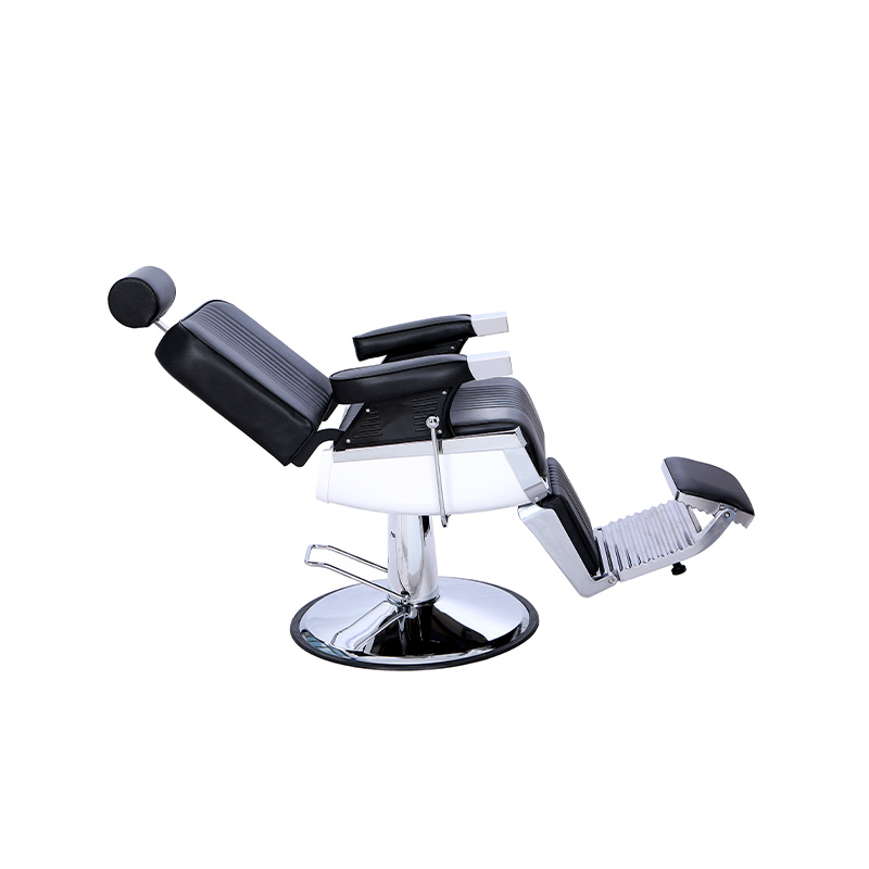 HZ8740BK / HZ8740BR / HZ8740RD / HZ8740BW / HZ8740RW Czerwony, hydrauliczny, rozkładany klasyczny fotel fryzjerski