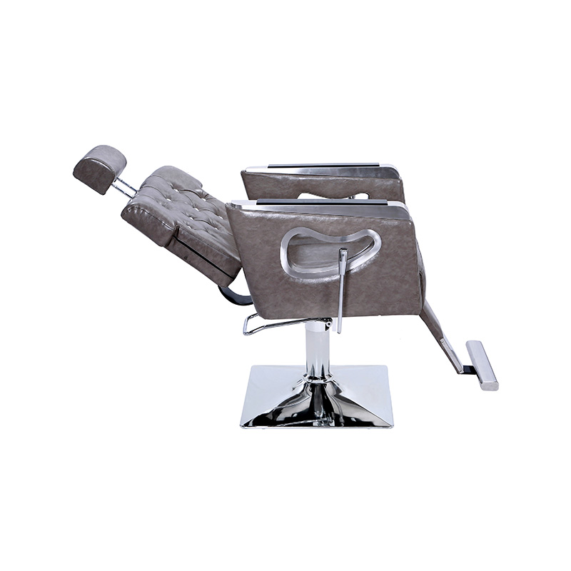 HZ87111GY / HZ87111WT / HZ87111PK / HZ87111BR / HZ87111 Rozkładany fotel salonowy o dużej wytrzymałości, fotel do stylizacji w stylu vintage dla stylisty fryzur