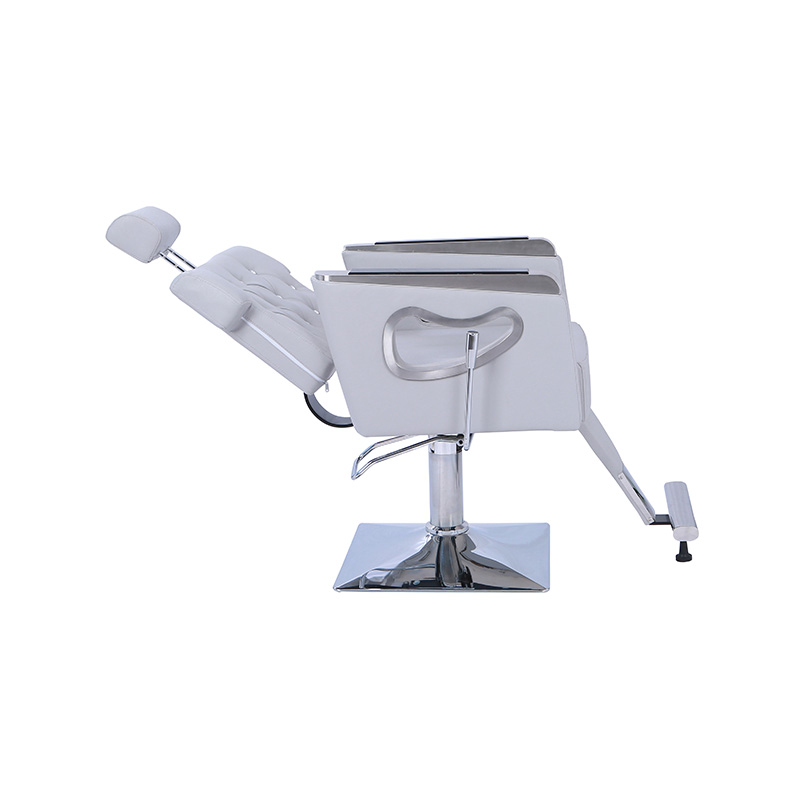 HZ87111GY / HZ87111WT / HZ87111PK / HZ87111BR / HZ87111 Rozkładany fotel salonowy o dużej wytrzymałości, fotel do stylizacji w stylu vintage dla stylisty fryzur