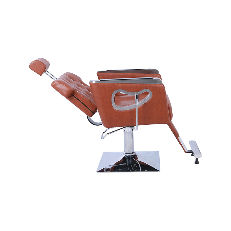 HZ87111GY / HZ87111WT / HZ87111PK / HZ87111BR / HZ87111 Rozkładany fotel salonowy o dużej wytrzymałości, fotel do stylizacji w stylu vintage dla stylisty fryzur