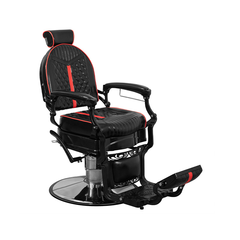 HZ87101BW / HZ87101BK / HZ87101RB / HZ87101 / HZ87101RD Brytyjski fotel fryzjerski w stylu retro diamentowym