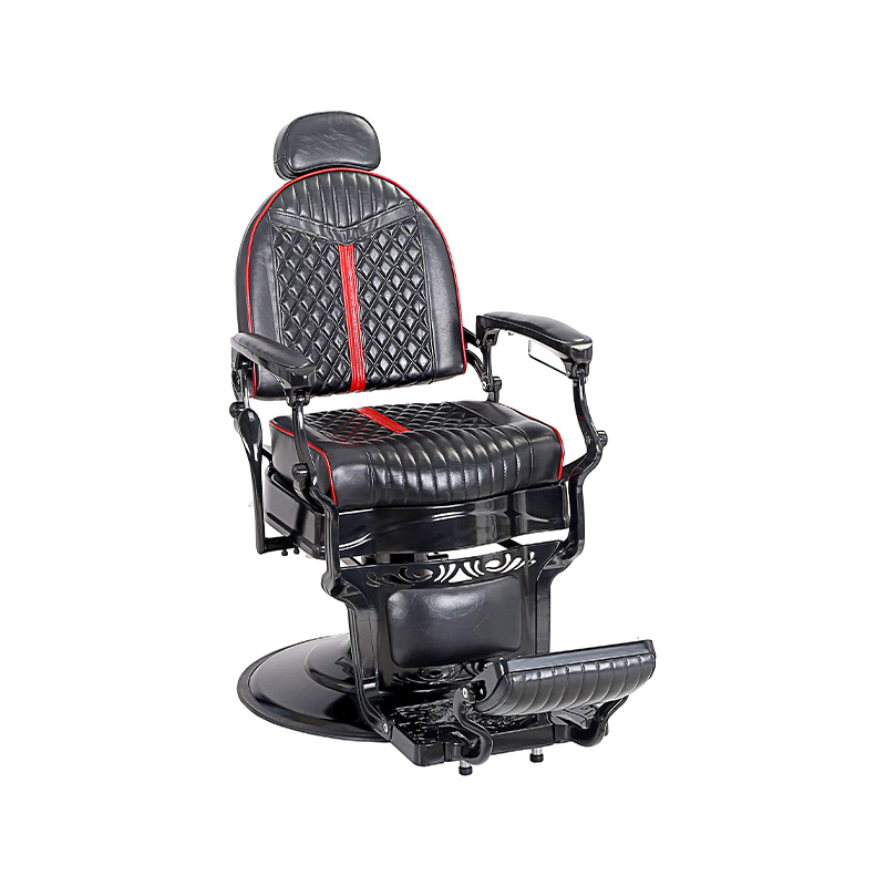 HZ87101BW / HZ87101BK / HZ87101RB / HZ87101 / HZ87101RD Brytyjski fotel fryzjerski w stylu retro diamentowym