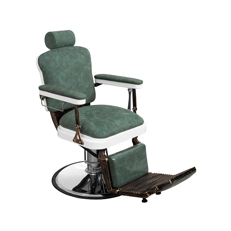 HZ8753BK / HZ8753GR / HZ8753RD Czarny fotel fryzjerski Lincoln w stylu vintage