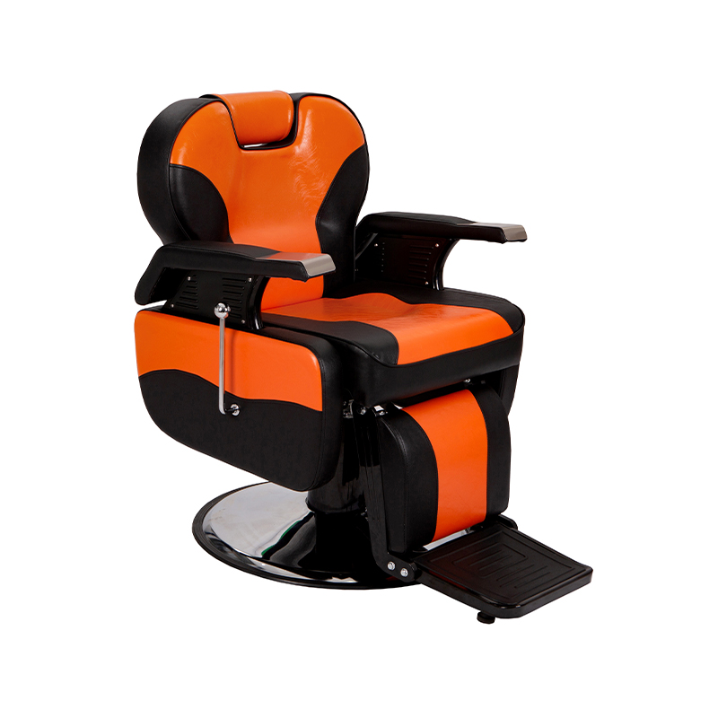 HZ8702D Czarny klasyczny fotel fryzjerski rozkładany fotel stylisty salonu fryzjerskiego