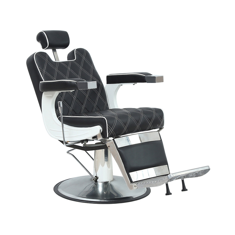 HZ8752C Vintage fotel fryzjerski uniwersalny, szeroki, morski