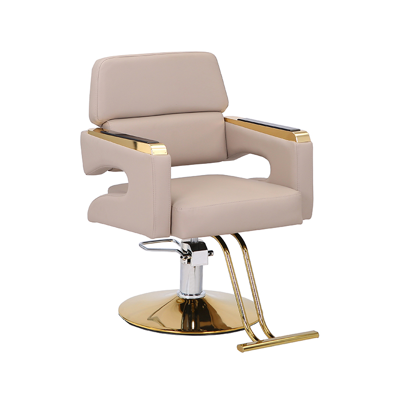 HZ88202/HZ88202BK Czarno-szary hydrauliczny fotel do stylizacji włosów