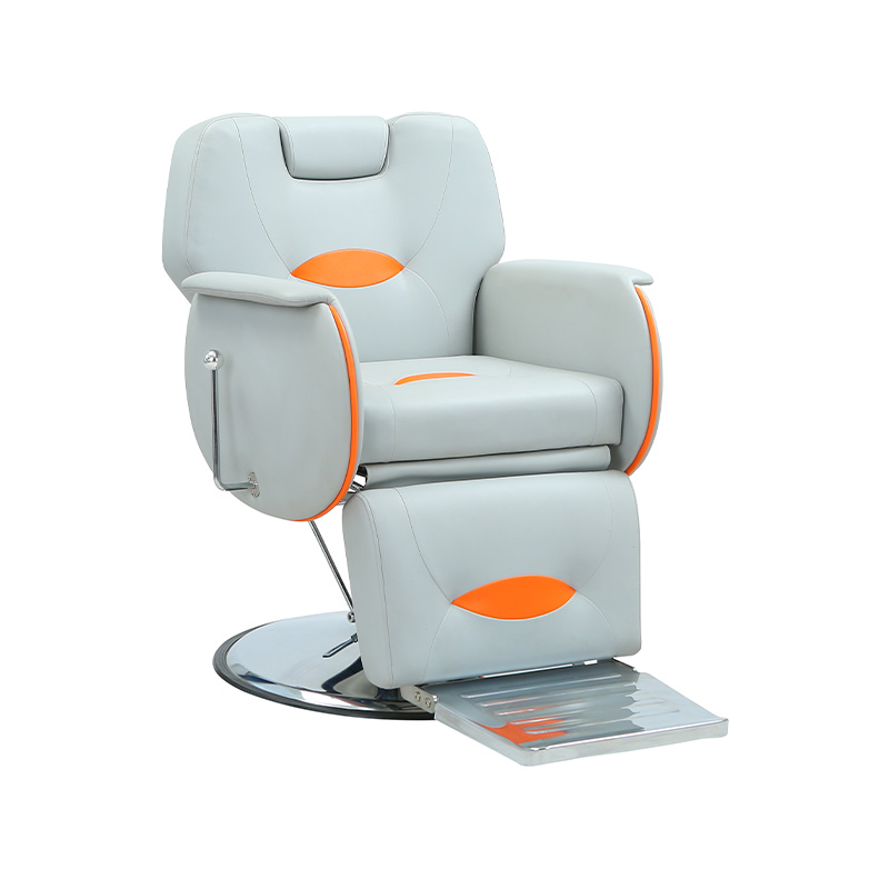 HZ87128 Wytrzymałe rozkładane krzesła salonowe w kolorze Smog Blue