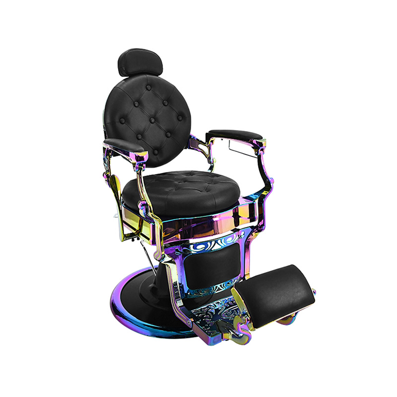 HZ8799XC Krzesło fryzjerskie w stylu retro z ramą laserową Wytrzymałe krzesła fryzjerskie