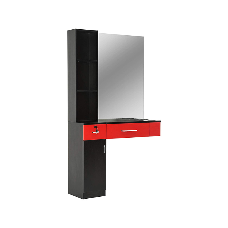 HZ3036BK /HZ3036RB / HZ3036WH Nowoczesne lustro i szafka do stylizacji toaletki