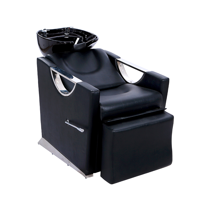 HZ9004 Zestaw z regulowanym ceramicznym zlewem i krzesłem z misą na szampon